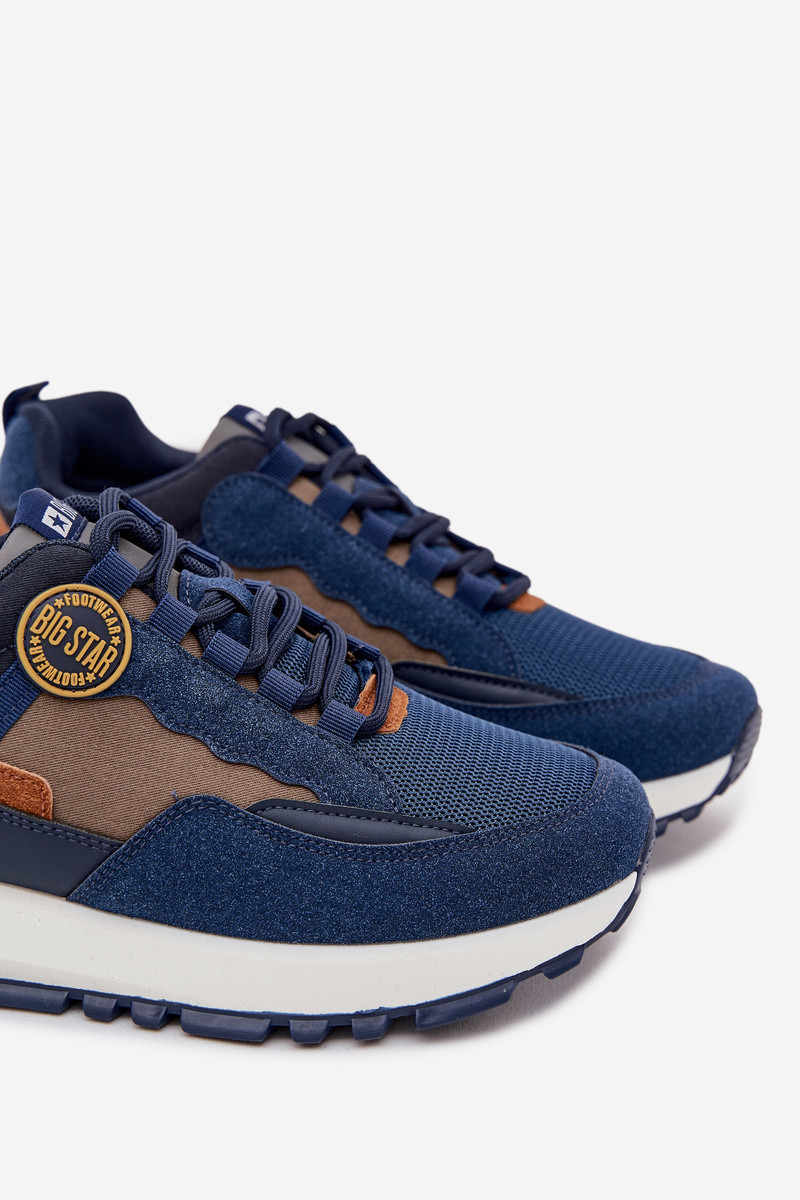 Pánske športové tenisky Big Star HI-POLY SYSTEM - tmavomodré 42
