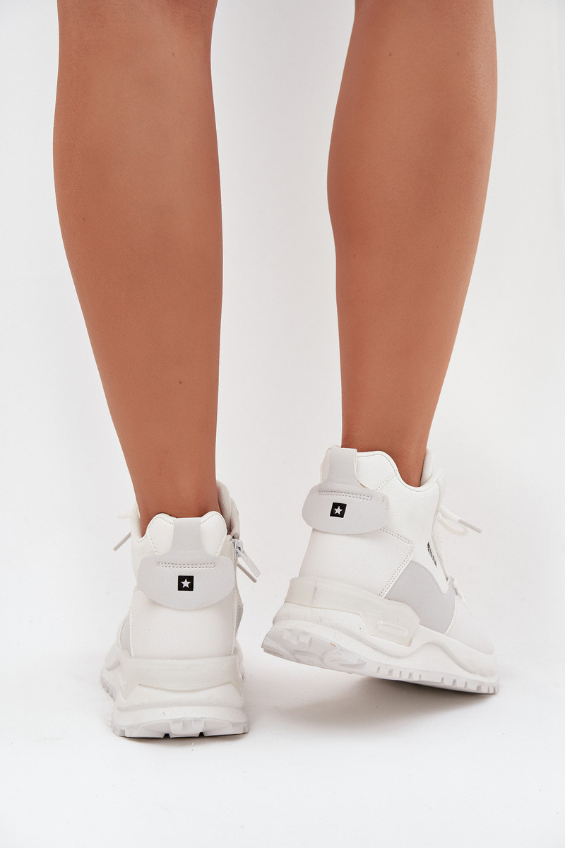 Dámska športová obuv na platforme Big Star - biela 39
