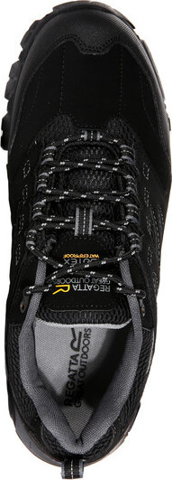 Pánská outdooorová obuv Regatta RMF572 Holcombe Černá Černá 9