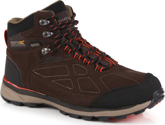Pánské trekingové boty Regatta RMF575-UW4 hnědé Hnědá 43