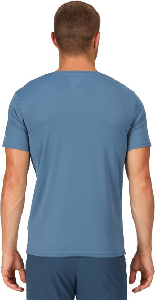Pánské tričko Regatta RMT272-3SP šedo modré Modrá XL