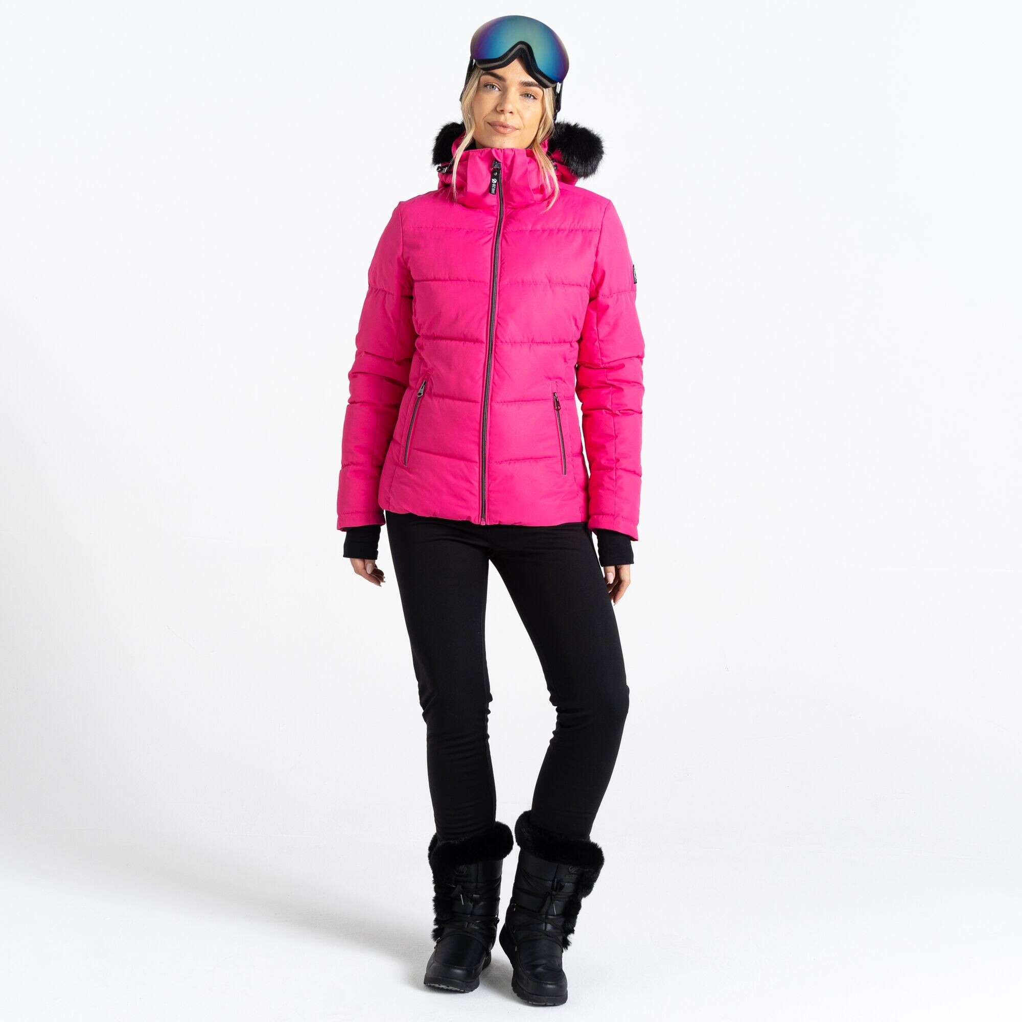 Dámská lyžařská bunda Glamorize IV DWP576-829 neon růžová - Dare2B 34