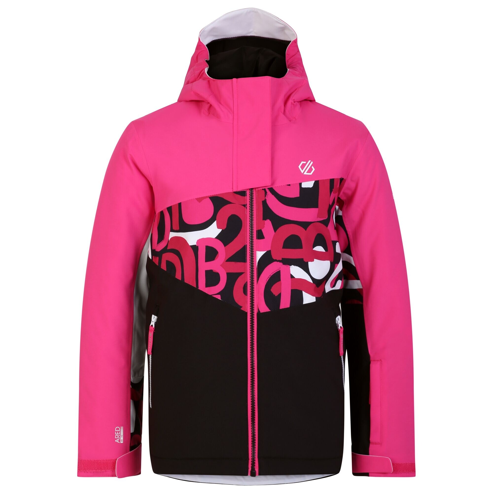 Dětská zimní lyžařská bunda Humour II Jacket DKP401-PNB růžová - Dare2b 9-10 let