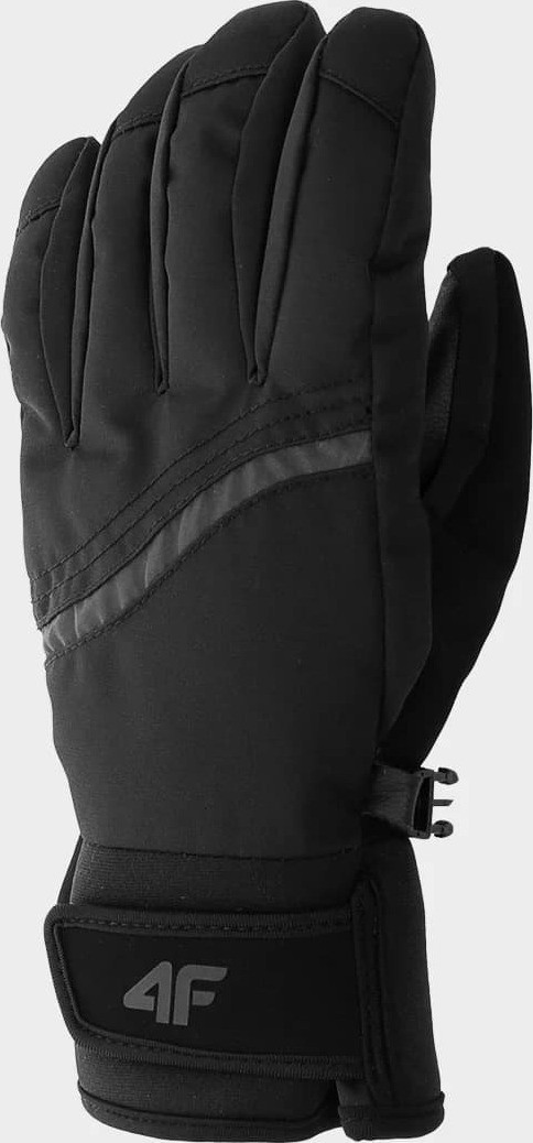 Dámské lyžařské rukavice 4F H4Z22-RED004 černé Černá XL