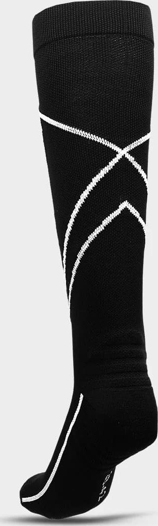 Dámské lyžařské ponožky 4F AW22UFSOF035 černé Černá 39-42