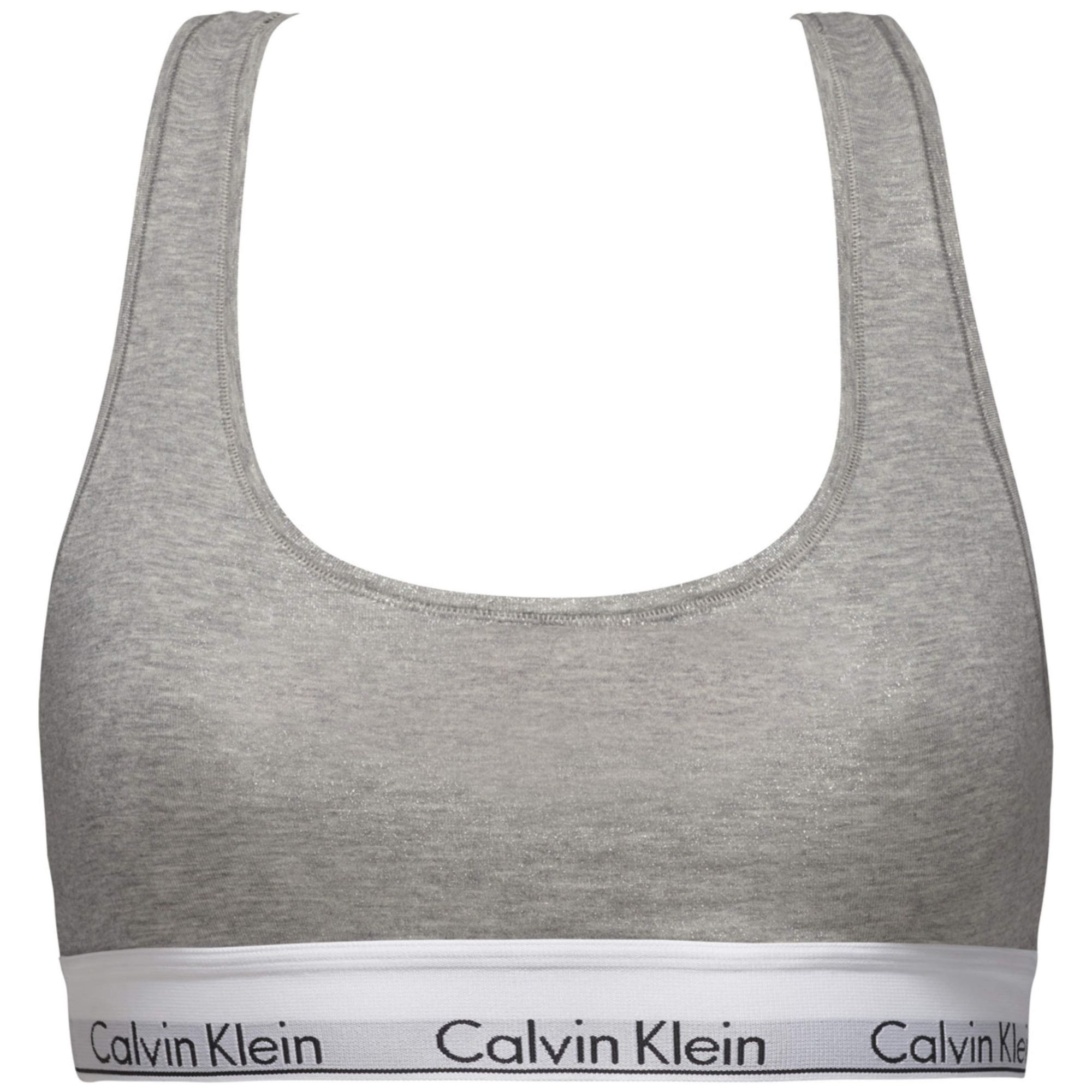 Dámská podprsenka Bralette Modern Cotton 0000F3785E020 šedá - Calvin Klein L