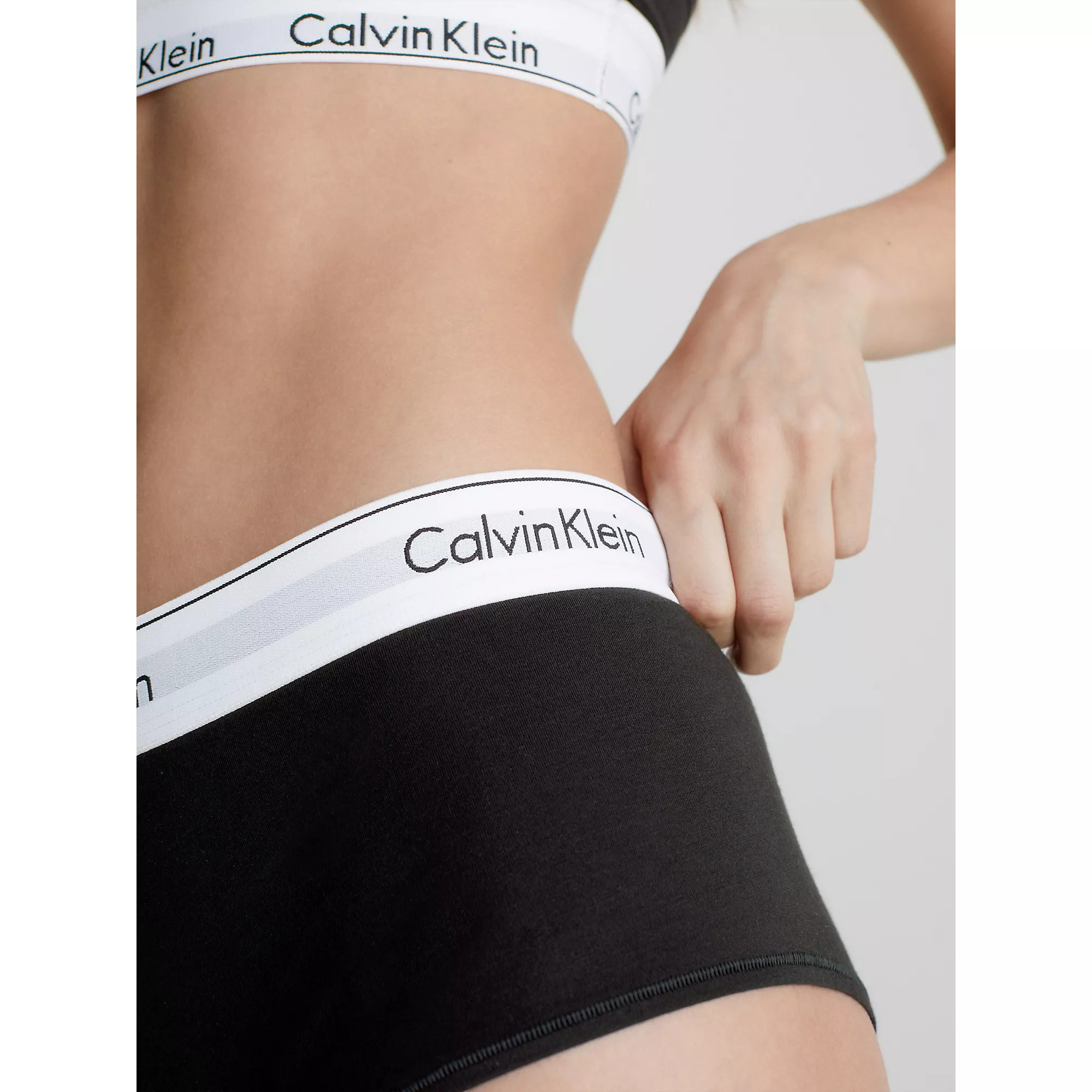 Spodní prádlo Dámské kalhotky BOYSHORT 0000F3788E001 - Calvin Klein XS