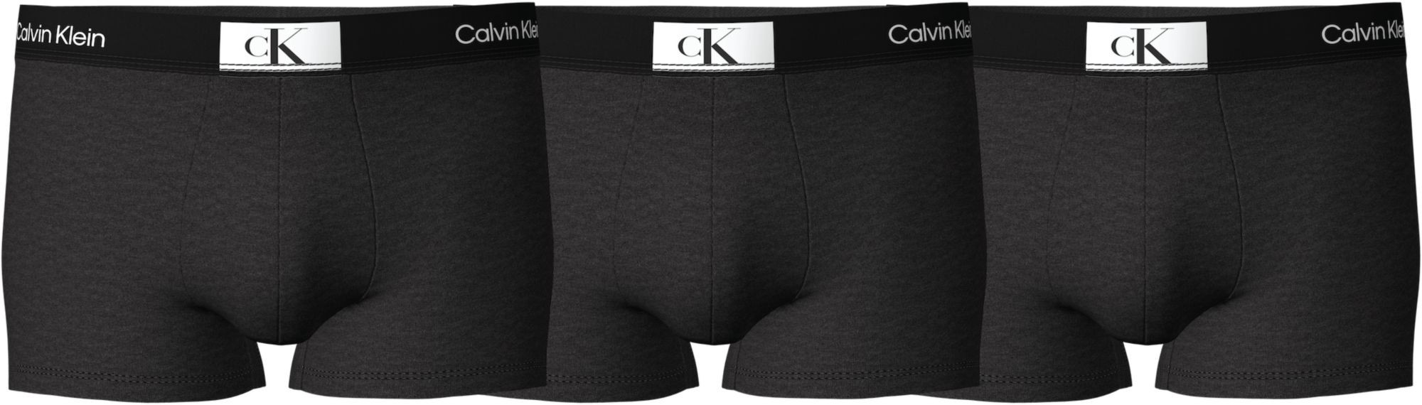 Pánské boxerky 3 Pack Boxer Briefs CK96 000NB3529AUB1 černá - Calvin Klein M