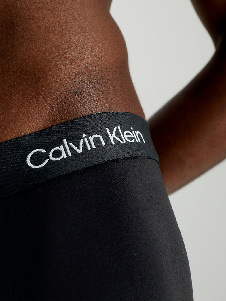 Pánské trenky 3 Pack Low Rise Trunks CK96 000NB3532AUB1 černá - Calvin Klein M