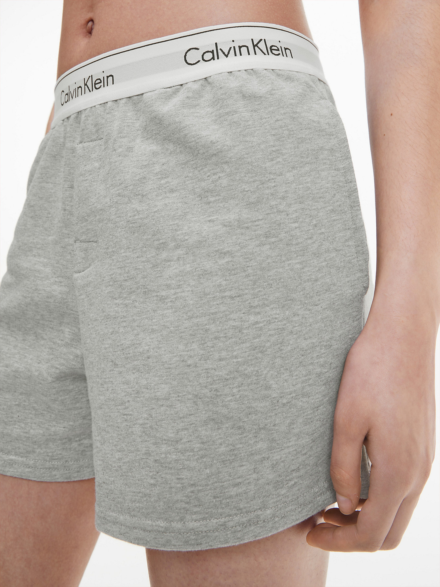 Dámské pyžamové šortky Pyjama Shorts Modern Cotton 000QS6871EP7A šedá - Calvin Klein S