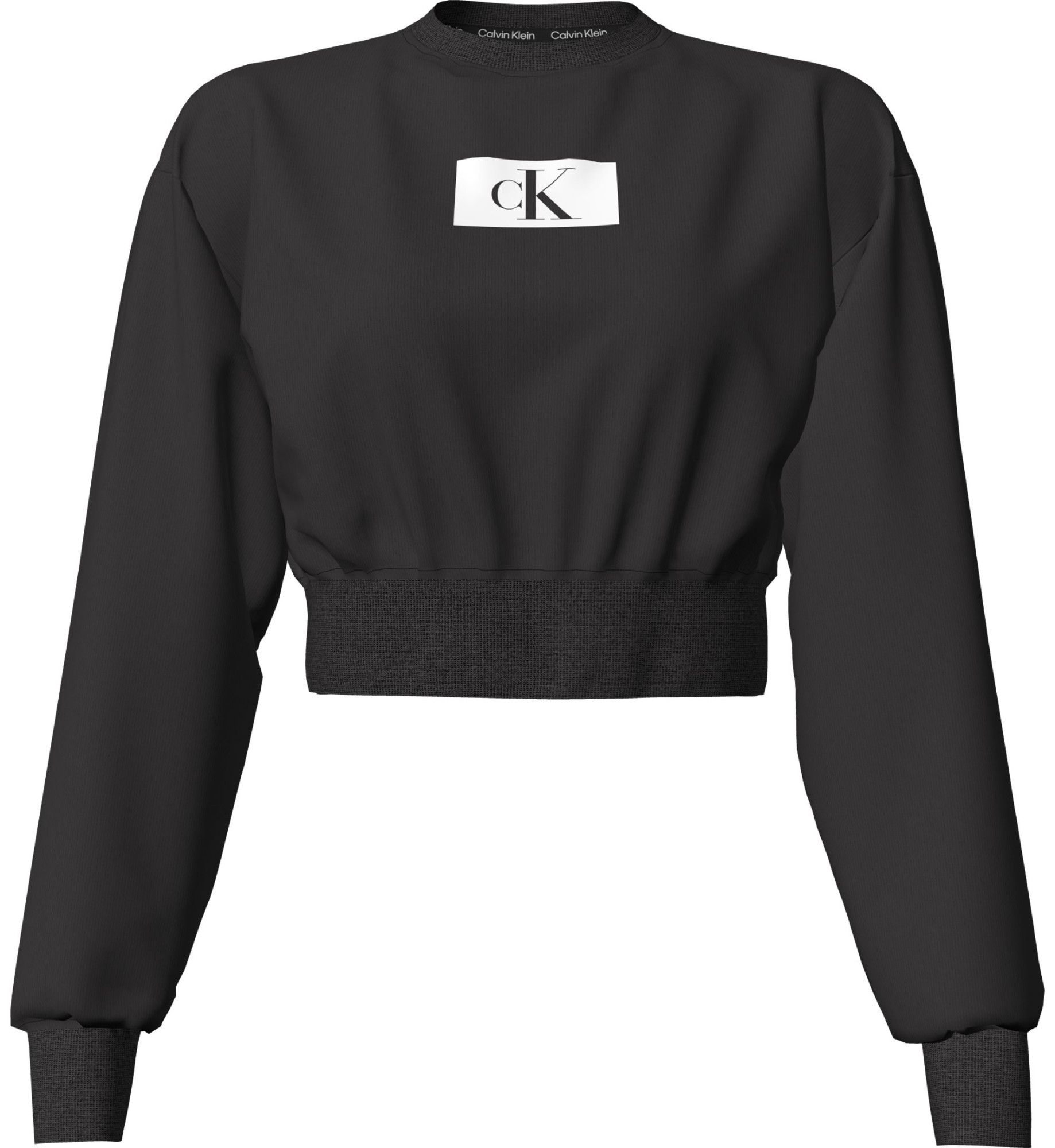 Dámská mikina Lounge Sweatshirt CK96 L/S 000QS6942EUB1 černá - Calvin Klein L