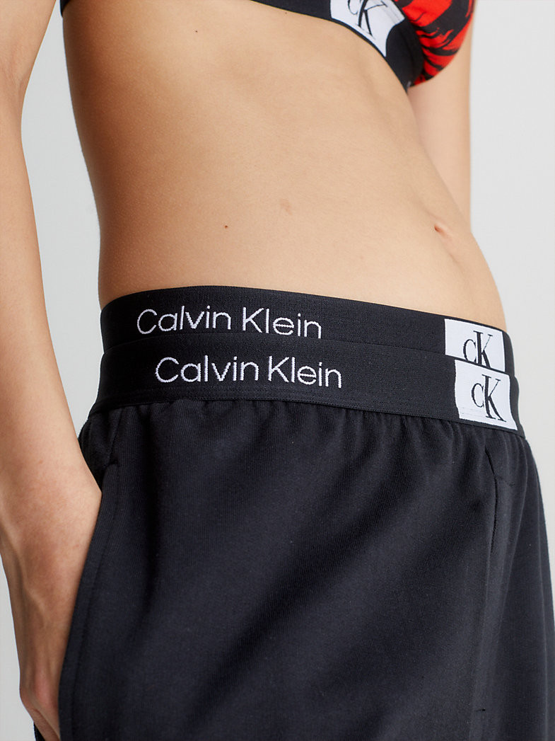 Dámské kalhoty Lounge Joggers CK96 000QS6943EUB1 černá - Calvin Klein M