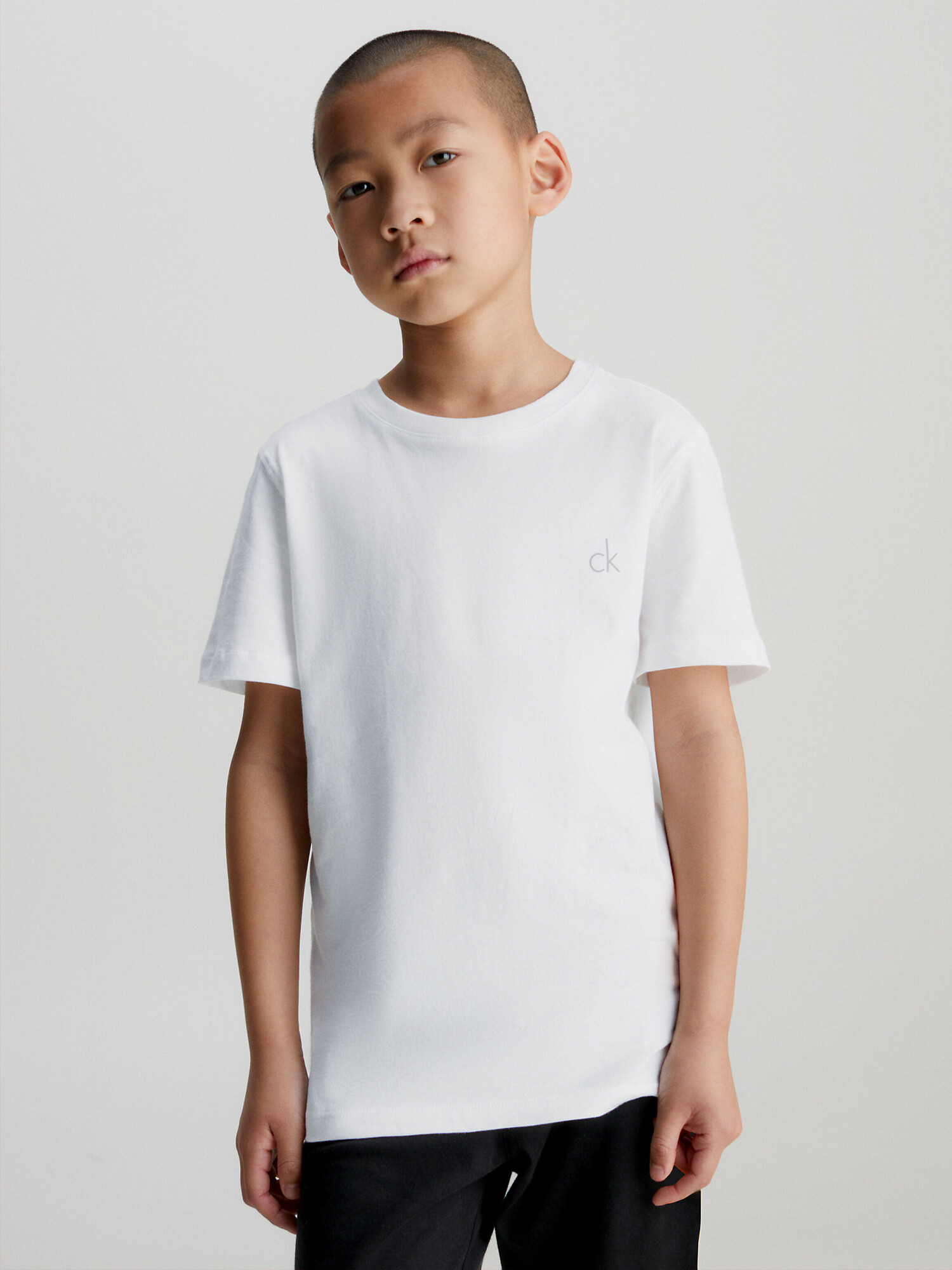 Levně Chlapecké tričko 2 Pack Boys Lounge T-Shirts Modern Cotton B70B793300908 bílá/černá - Calvin Klein 14-16