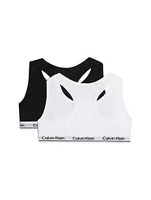 Dívčí spodní prádlo 2PK BRALETTE G80G897000908 - Calvin Klein 8-10