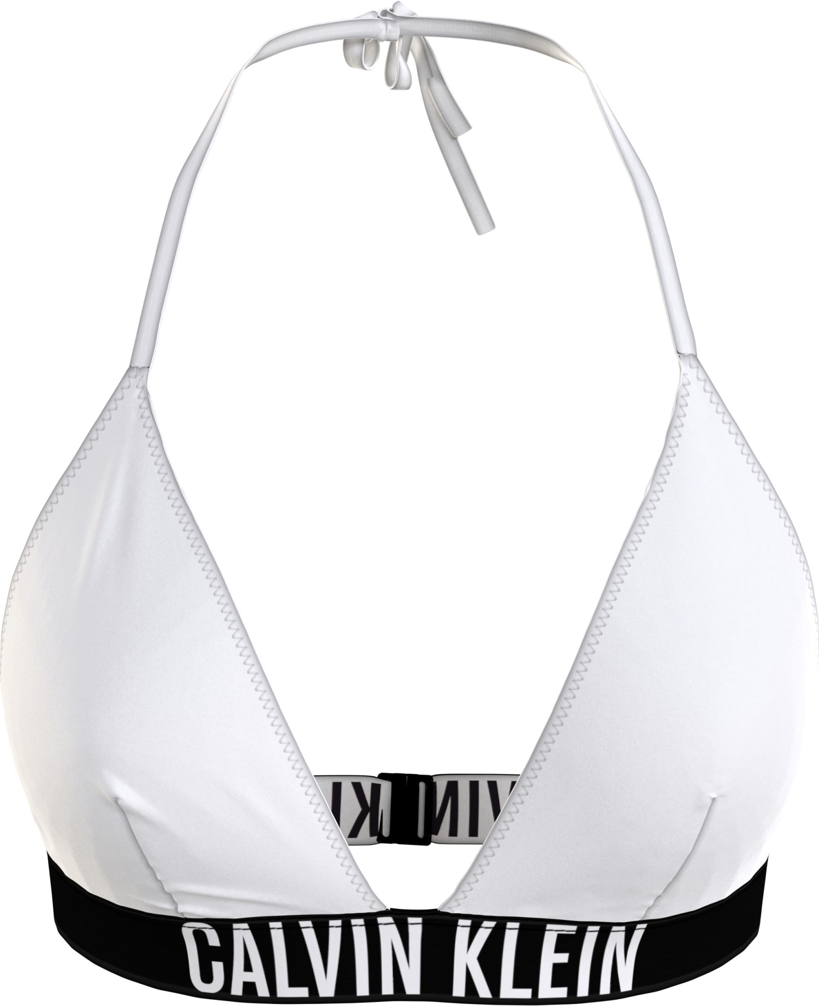 Dámské plavky horní díl Triangle Bikini Top Intense Power KW0KW01824YCD bílá - Calvin Klein S