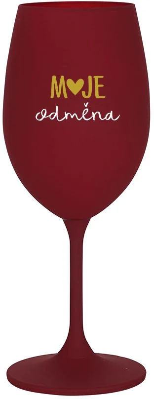 MOJE ODMĚNA - bordo sklenice na víno 350 ml