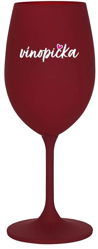 VÍNOPIČKA - bordo sklenice na víno 350 ml