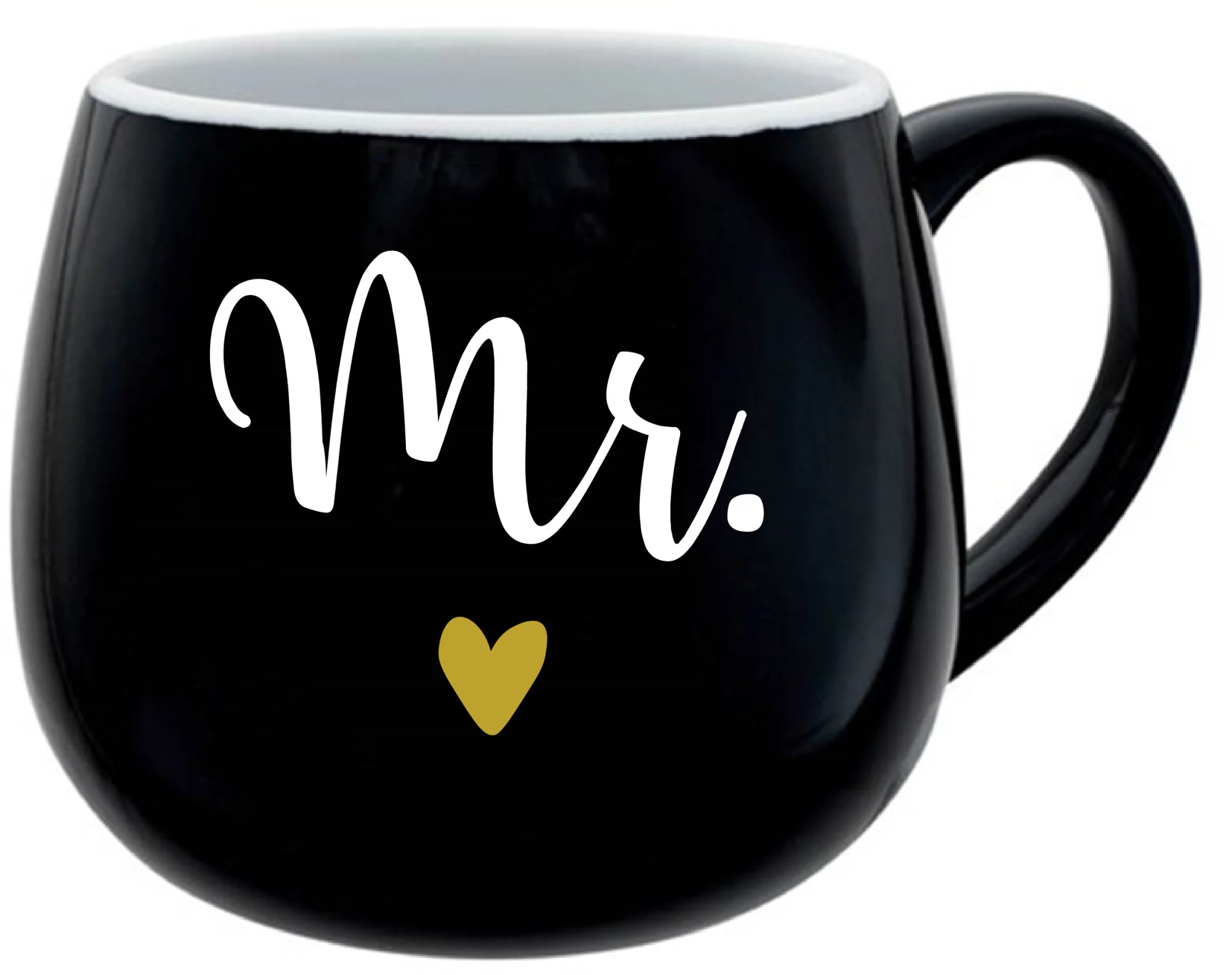 MR. - černý keramický hrníček 300 ml