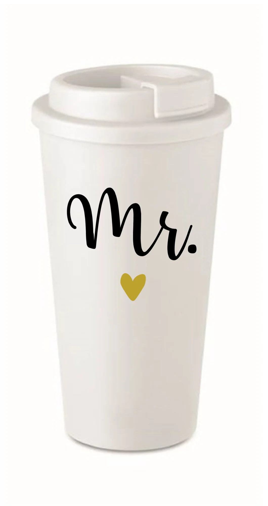 MR. - bílý termohrnek 475 ml