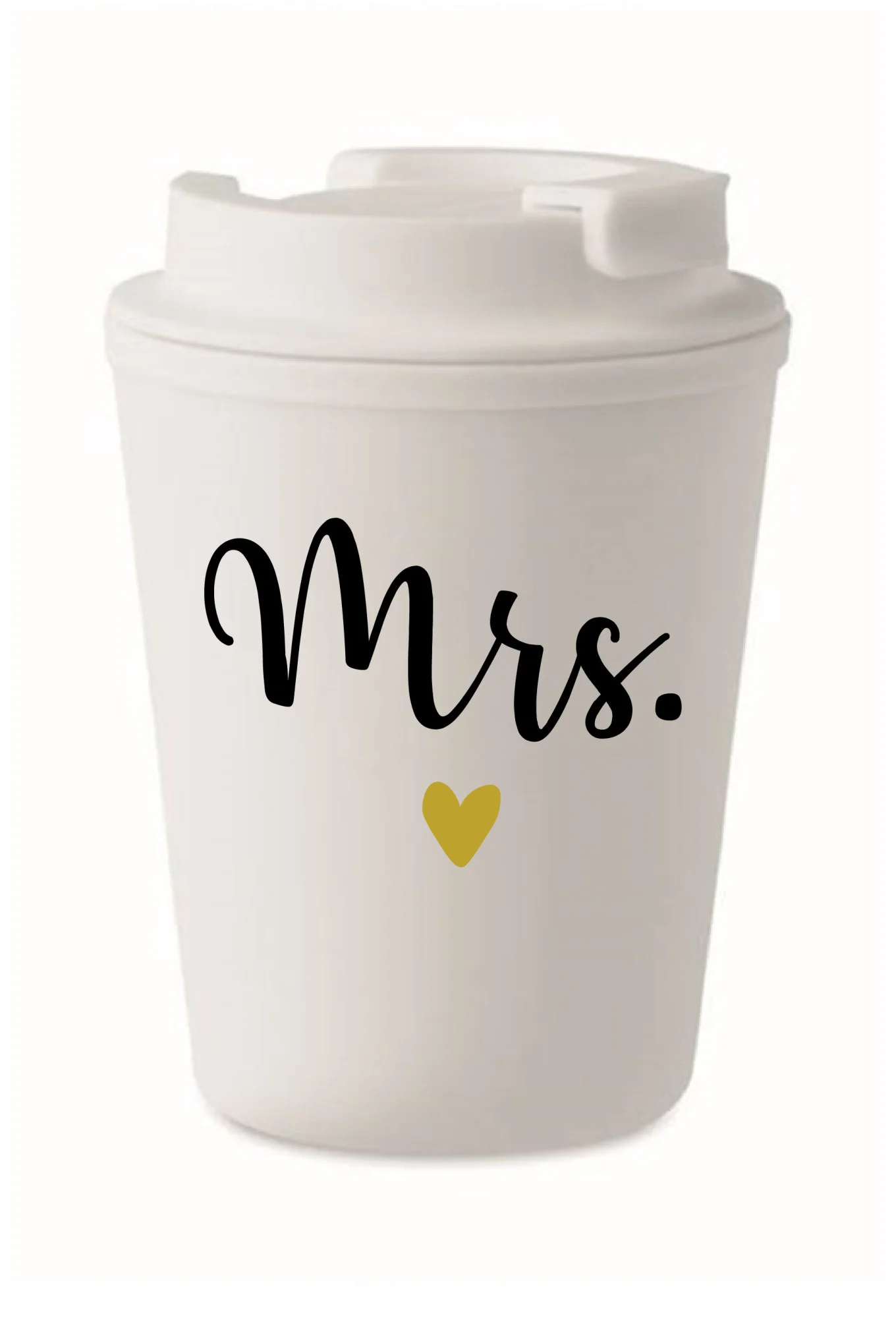 MRS. - bílý termohrnek 300 ml