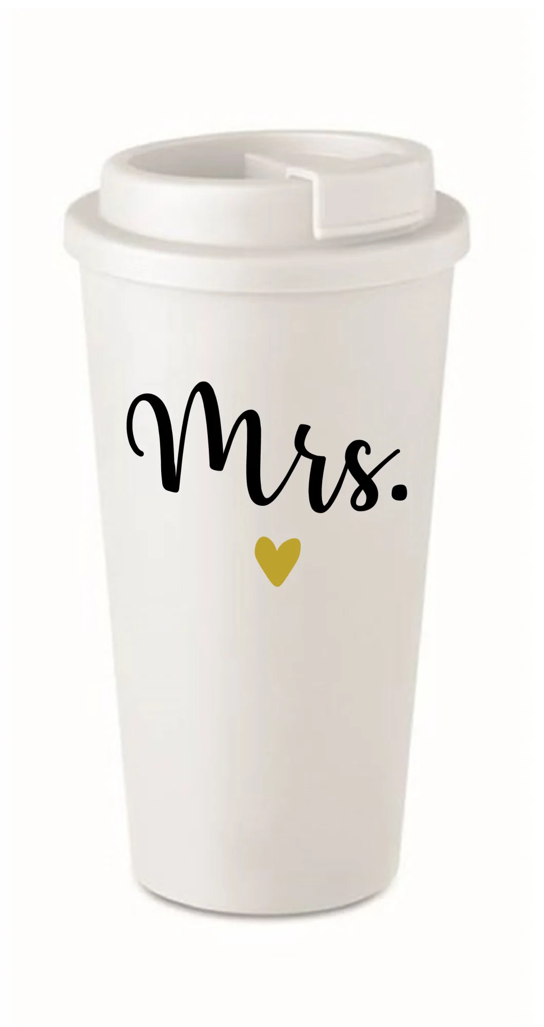 MRS. - bílý termohrnek 475 ml