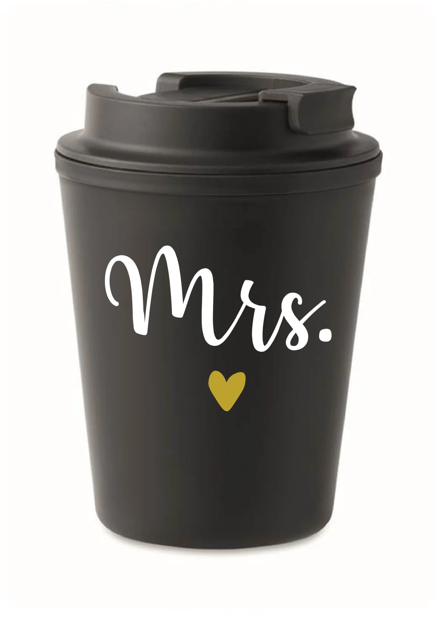 MRS. - černý termohrnek 300 ml