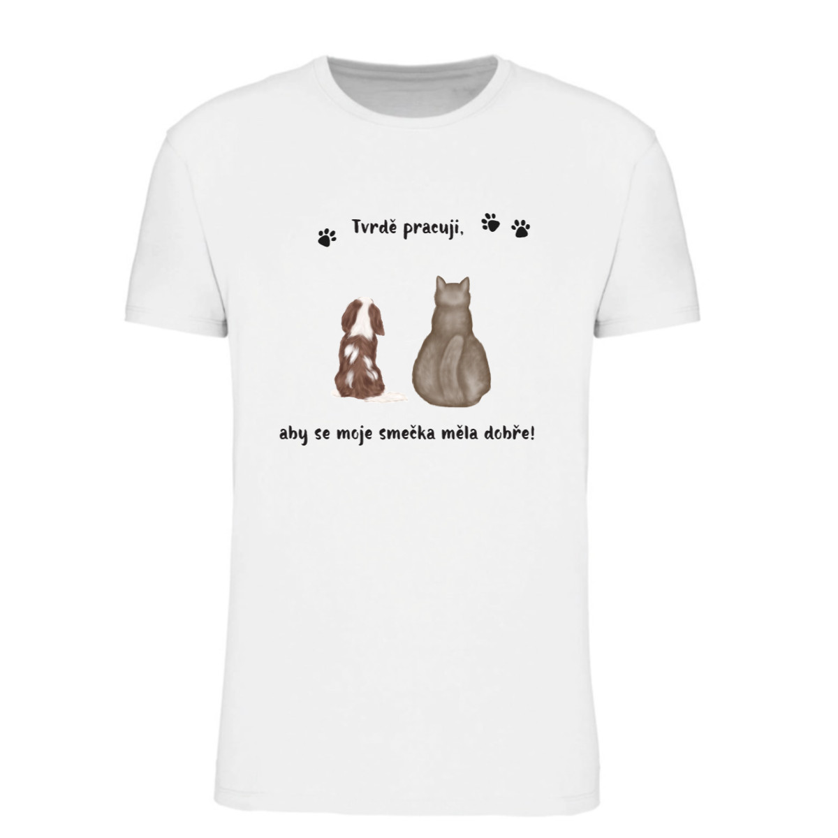 Levně Personalizované pánské tričko s ilustrací zvířátek