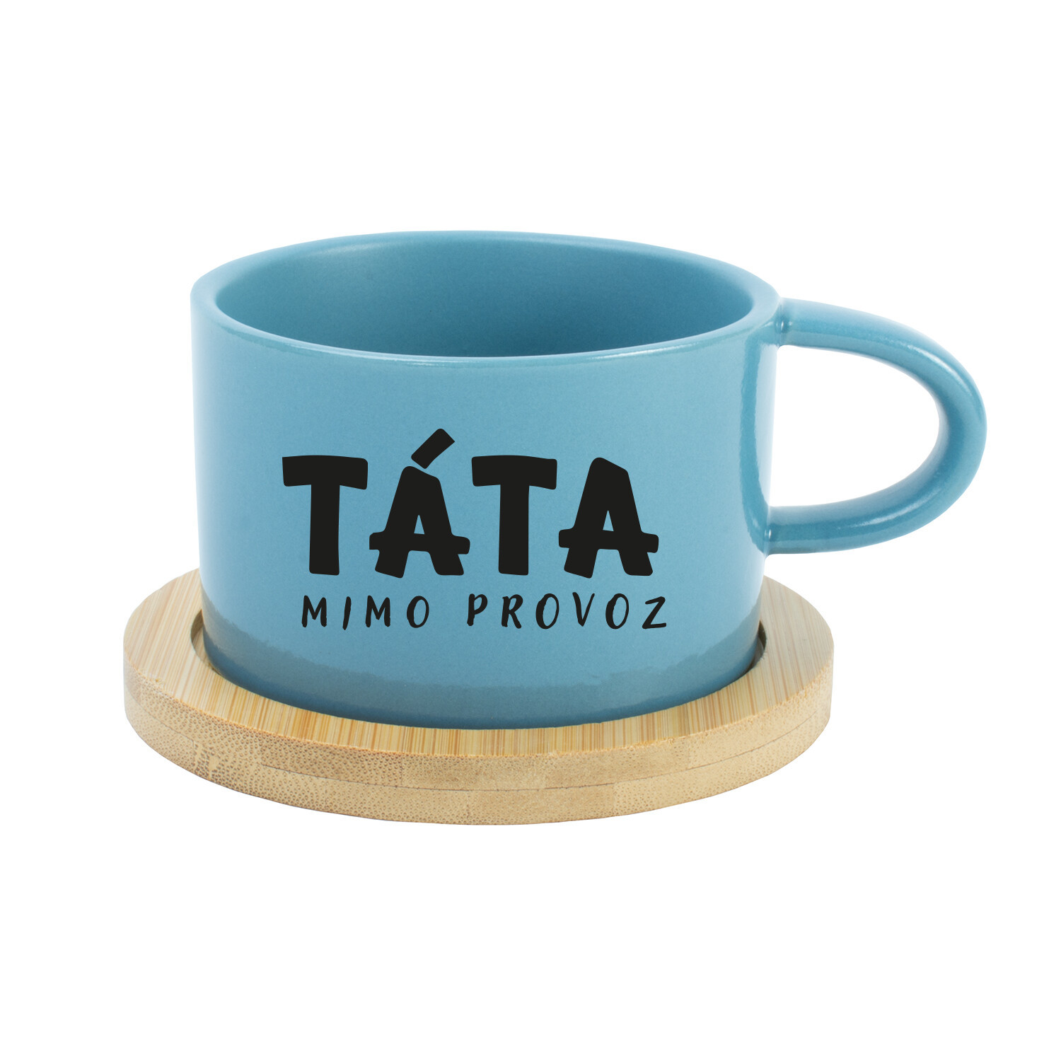 TÁTA MIMO PROVOZ - modrý hrníček makronka 200 ml