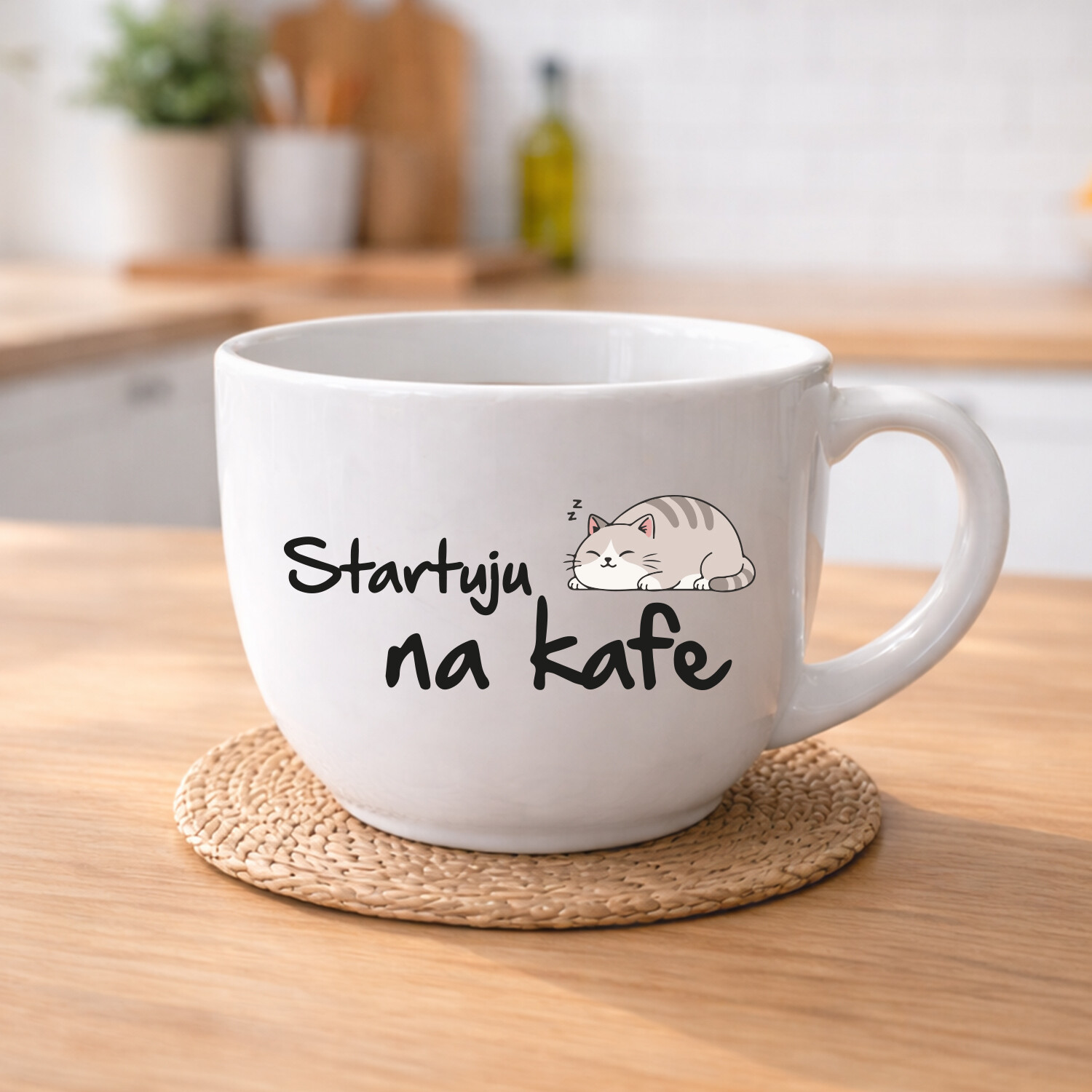 STARTUJU NA KAFE - keramický hrnek 400 ml