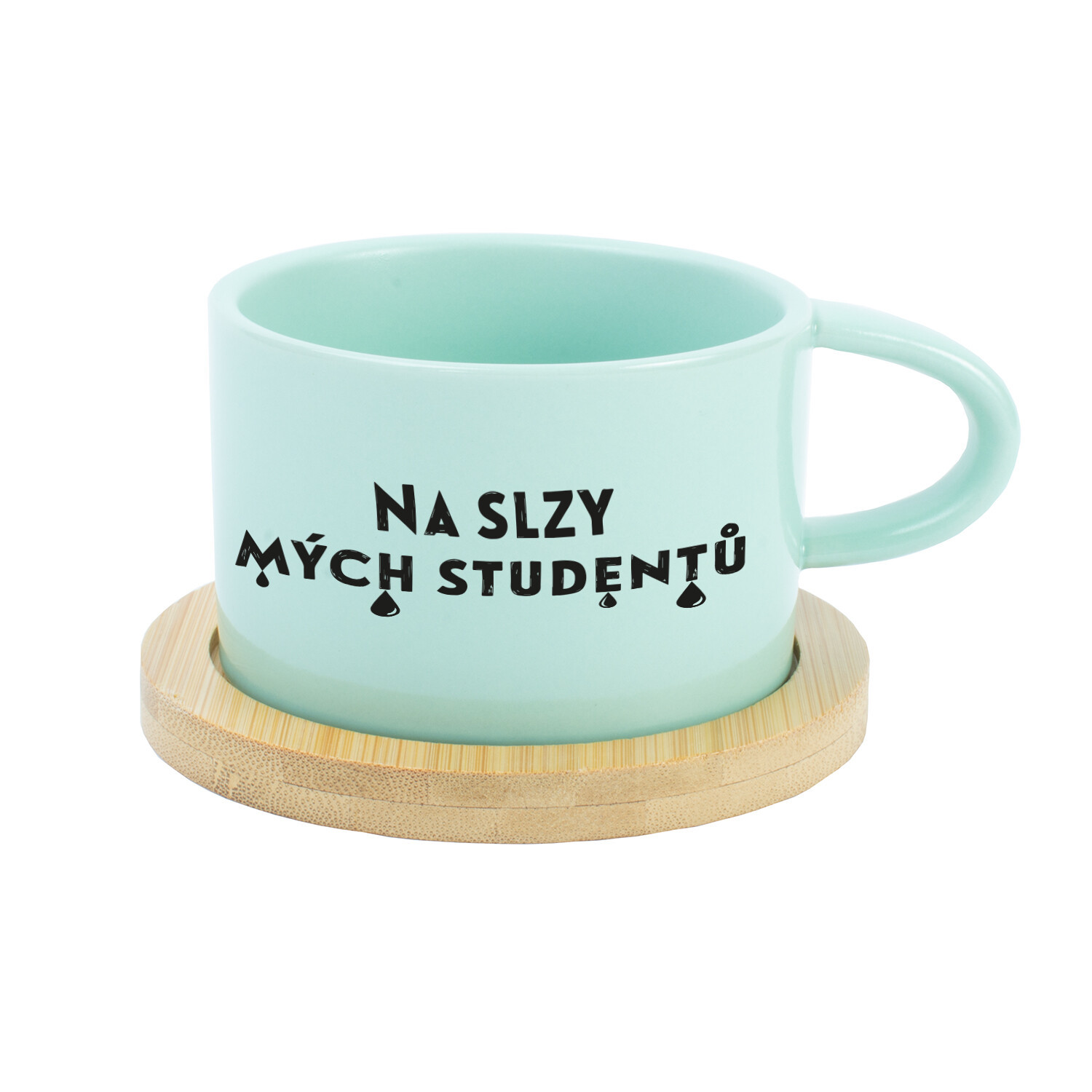 NA SLZY MÝCH STUDENTŮ - mint hrníček makronka 200 ml