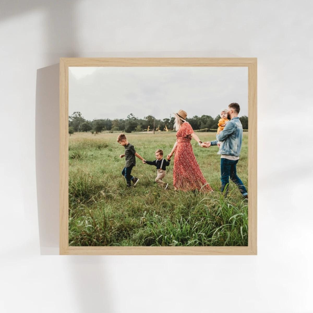 Personalizovaný magický fotorámik – štvorcový 20x20 – fotografia