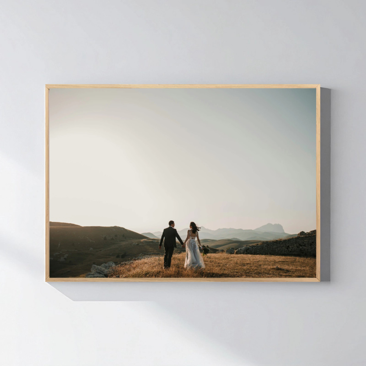Personalizovaný magický fotoobraz v rámu - 50x70 - fotografie