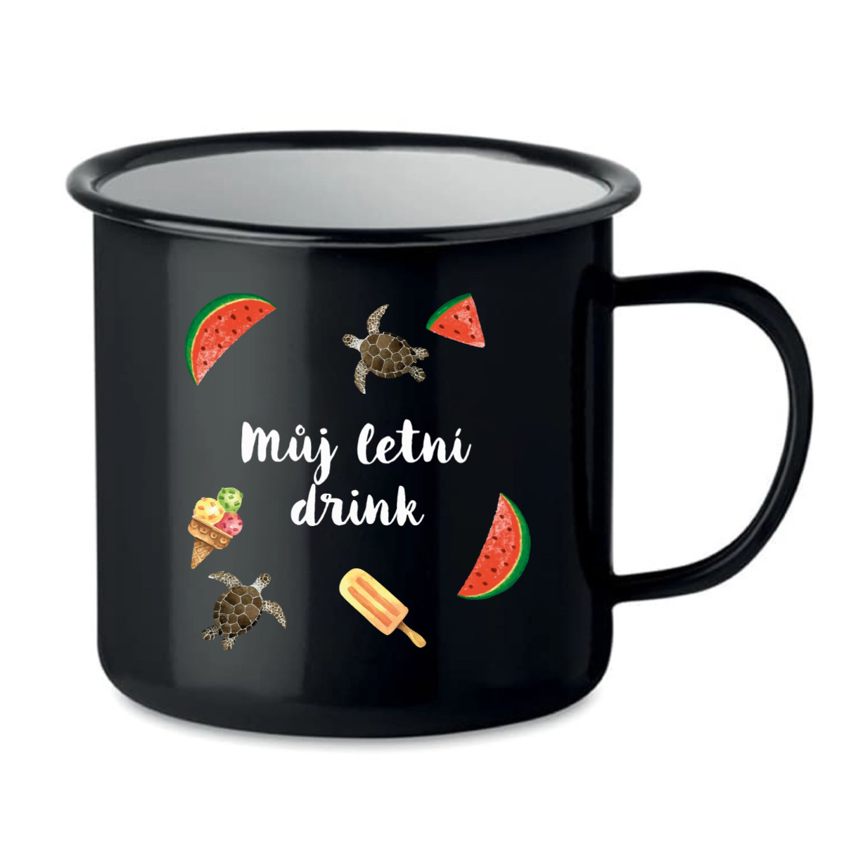 Personalizovaný retro plecháček s letním mixem