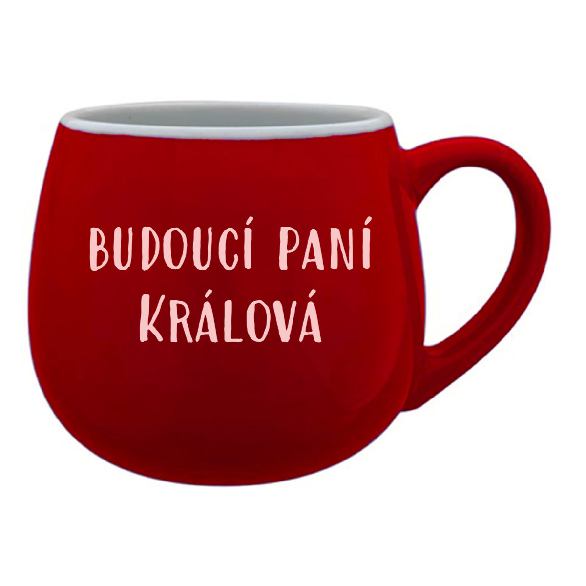 Personalizovaný keramický buclatý hrneček - budoucí paní