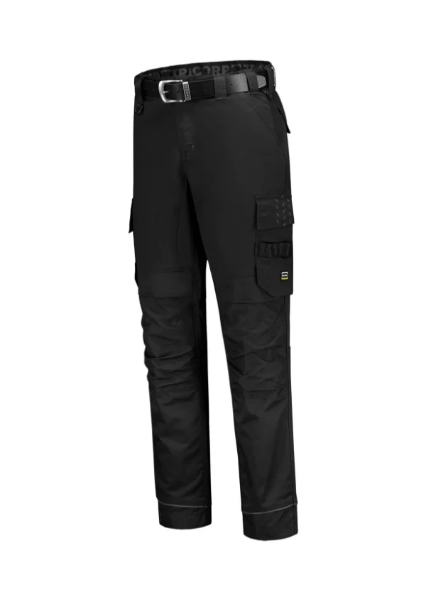 Pracovné nohavice Twill Cordura Stretch unisex pracovné nohavice čierne 60
