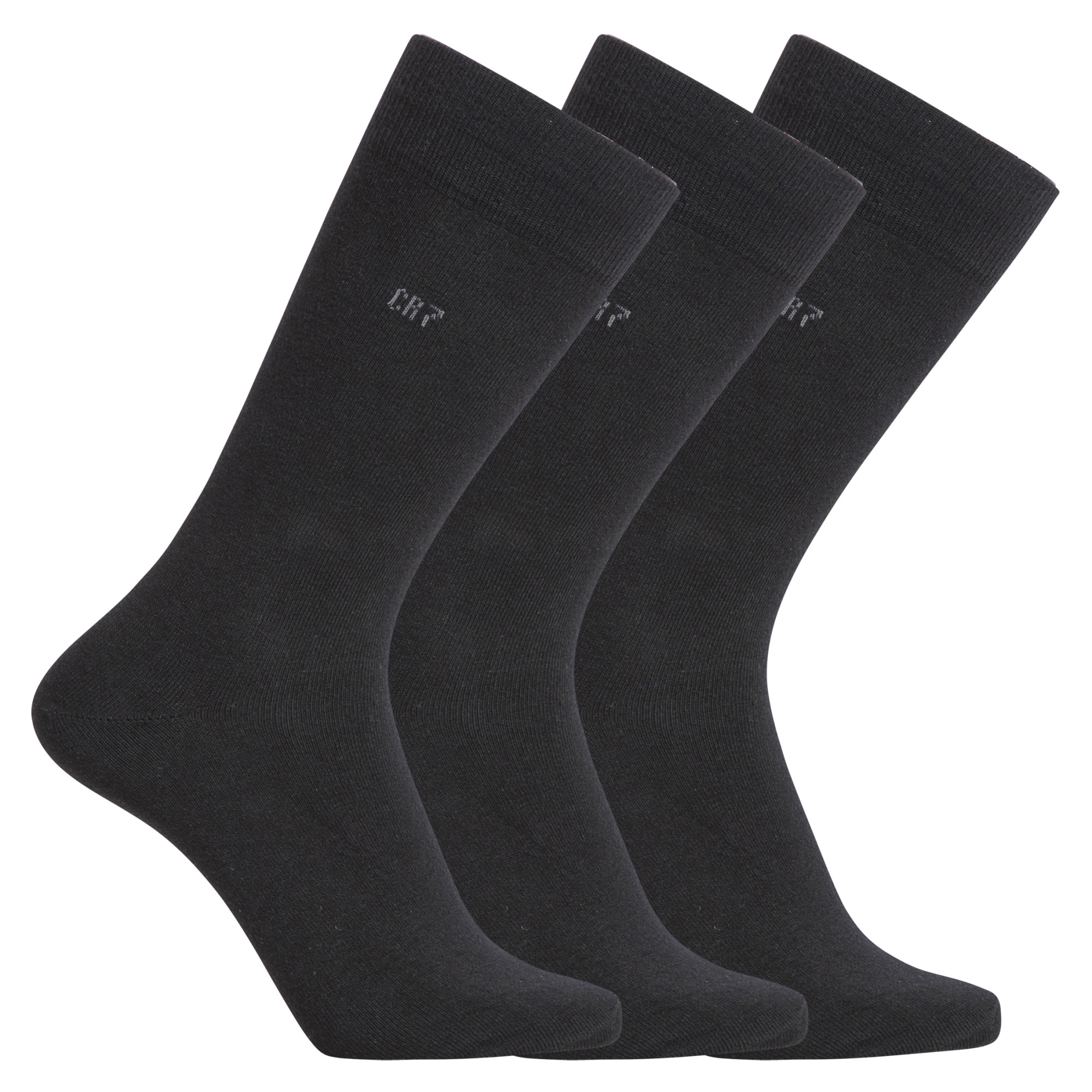 Levně Ponožky vysoké 3 páry 8170-80-900 černá - CR7 40/46 černá (900)