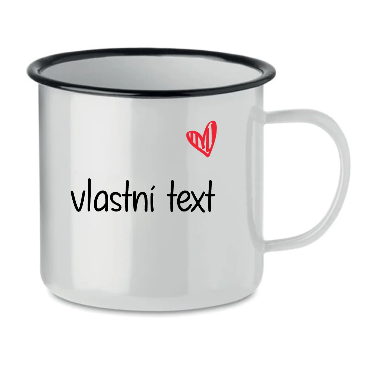 Vlastní text na plecháček