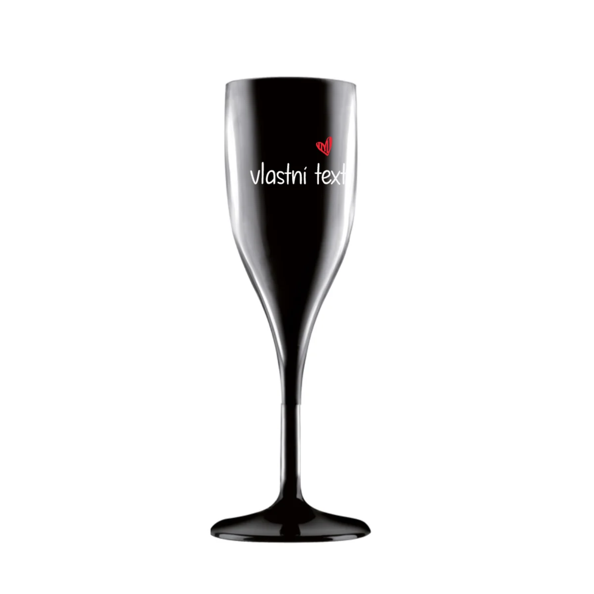 Vlastní text na nerozbitnou prosecco sklenici (obrázek 3)