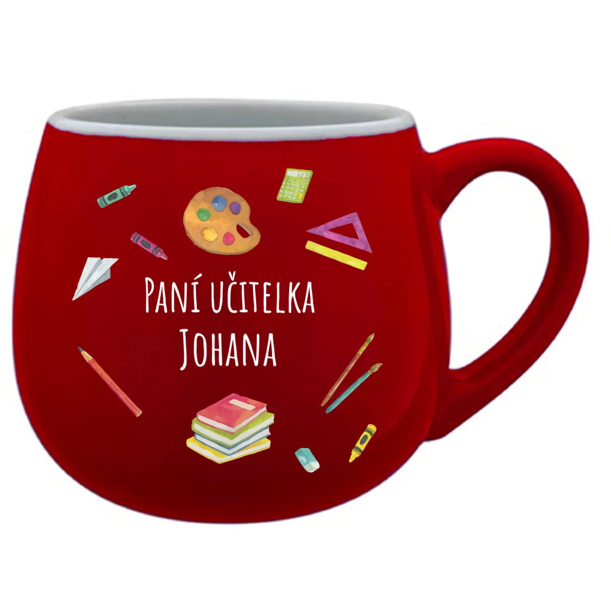 Personalizovaný keramický hrníček pro paní učitelku/pana učitele (pomůcky) (obrázek 4)