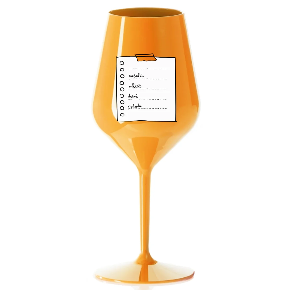 Personalizovaná nerozbitná sklenice 470 ml - TO DO LIST (obrázek 5)