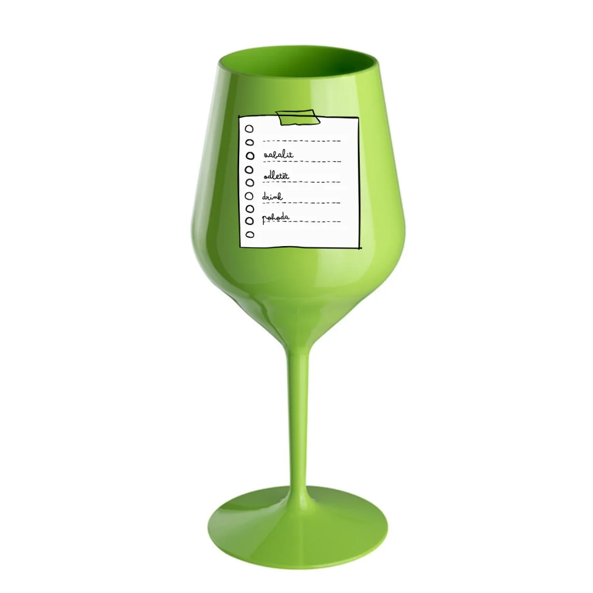 Personalizovaná nerozbitná sklenice 470 ml - TO DO LIST (obrázek 9)