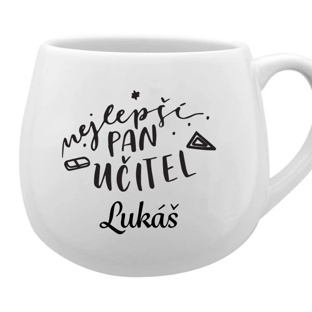 Personalizovaný keramický hrneček - NEJLEPŠÍ PAN UČITEL