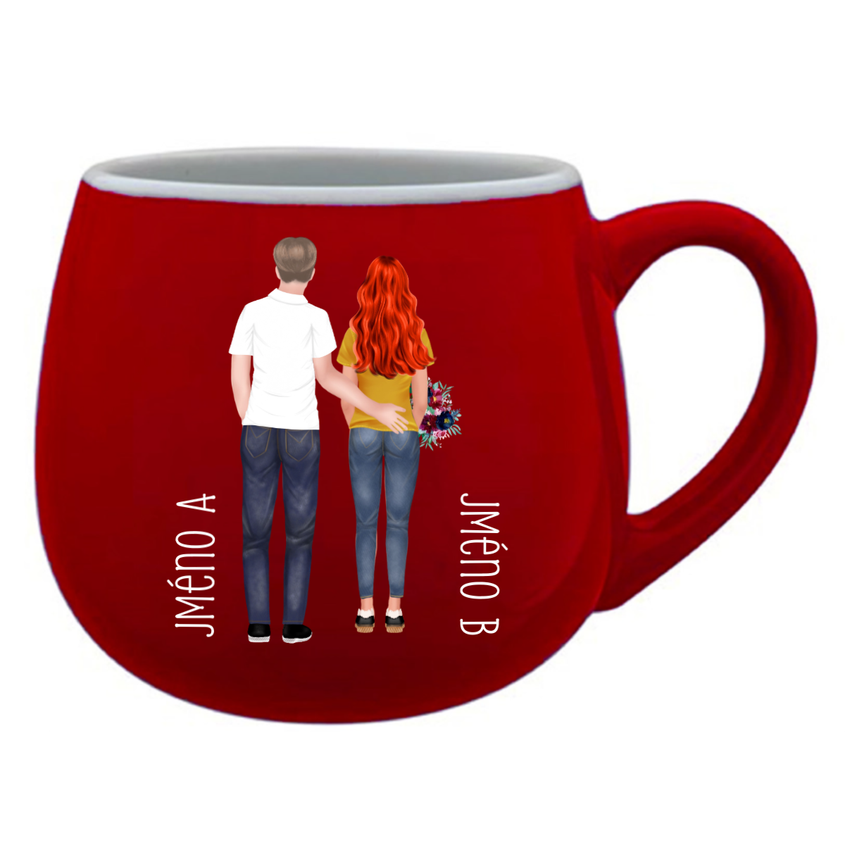 Personalizovaný keramický hrníček s párem (obrázek 3)