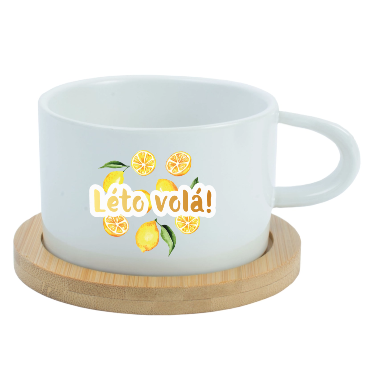 Personalizovaný keramický hrníček Makronka s ovocem a textem (obrázek 5)
