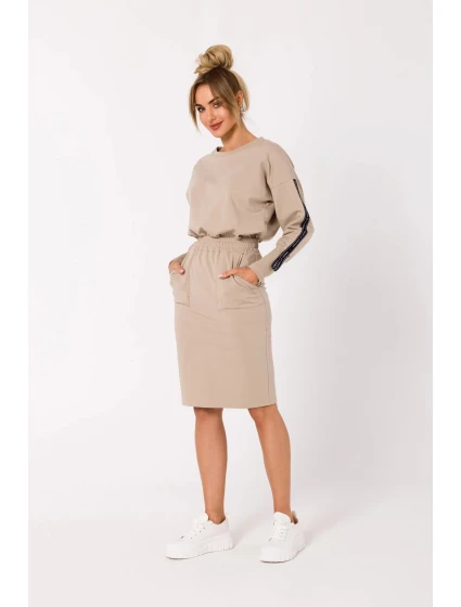 Dámská sukně model 20745486 béžová - Moe