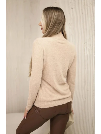 Svetr s alpaka velbloud  model 20755010 - Kesi