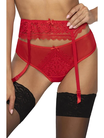 Dámský podvazkový pás Estelle model 20794886 Červená - Mat