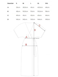 Dámské šaty se zavinovacím vzorem S406 Tmavě růžová - Stylove