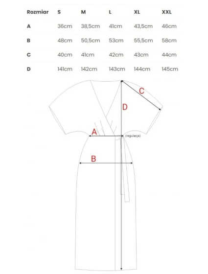 Dámské šaty se zavinovacím vzorem S406 Tmavě růžová - Stylove