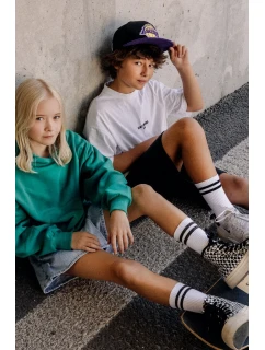 Dámské ponožky s proužky